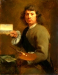 Gonzales Coques - Sight (Portrait of Robert van den Hoecke)